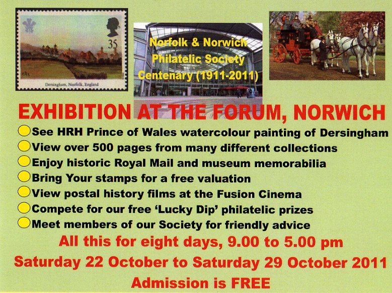 Norfolk & Norwich Philatelic Society Centenary programme.
