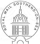 Postmark showing Southend Kursaal.