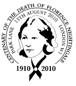 postmark showing Florence Nightingale.