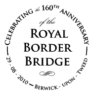 Postmark with text as shown below.