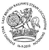 Postmark showing British Railways logo.