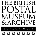 postmark with logo of British Postal Museum and Archive.